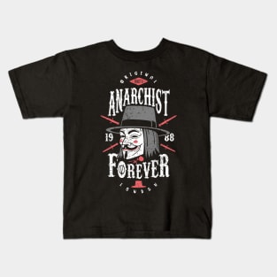 Anarchist Forever Kids T-Shirt